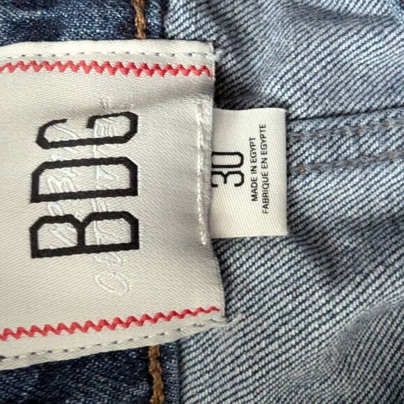 NWOT BDG A-line baggy wide-leg patch pocket jeans sz 30 - Picture 5 of 10
